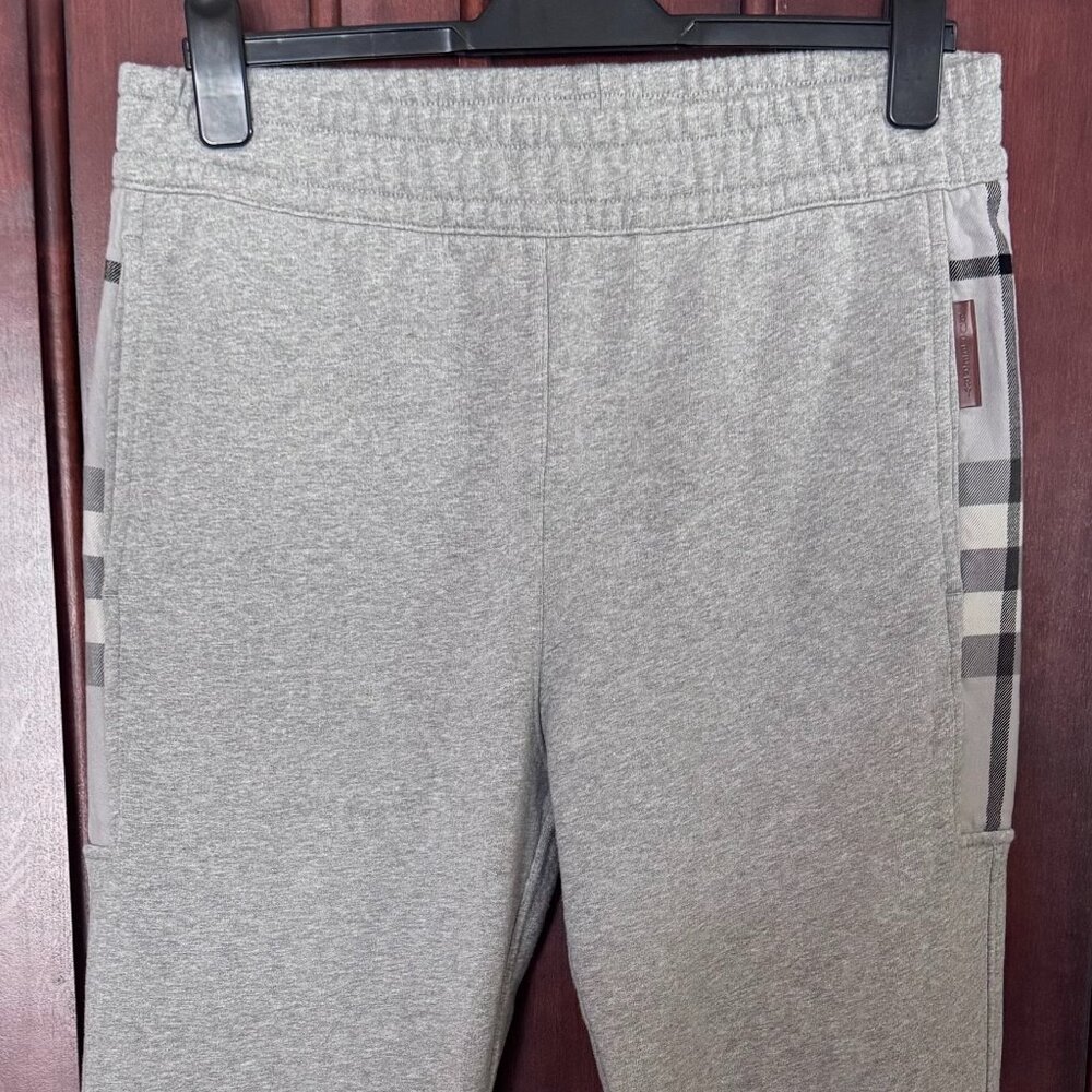 Burberry Check Cotton Sweatpants